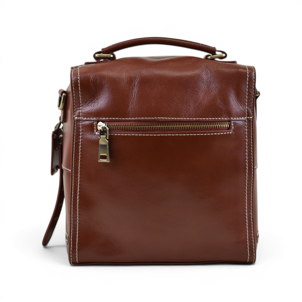 Elegant Top Handle Crossbody Satchel