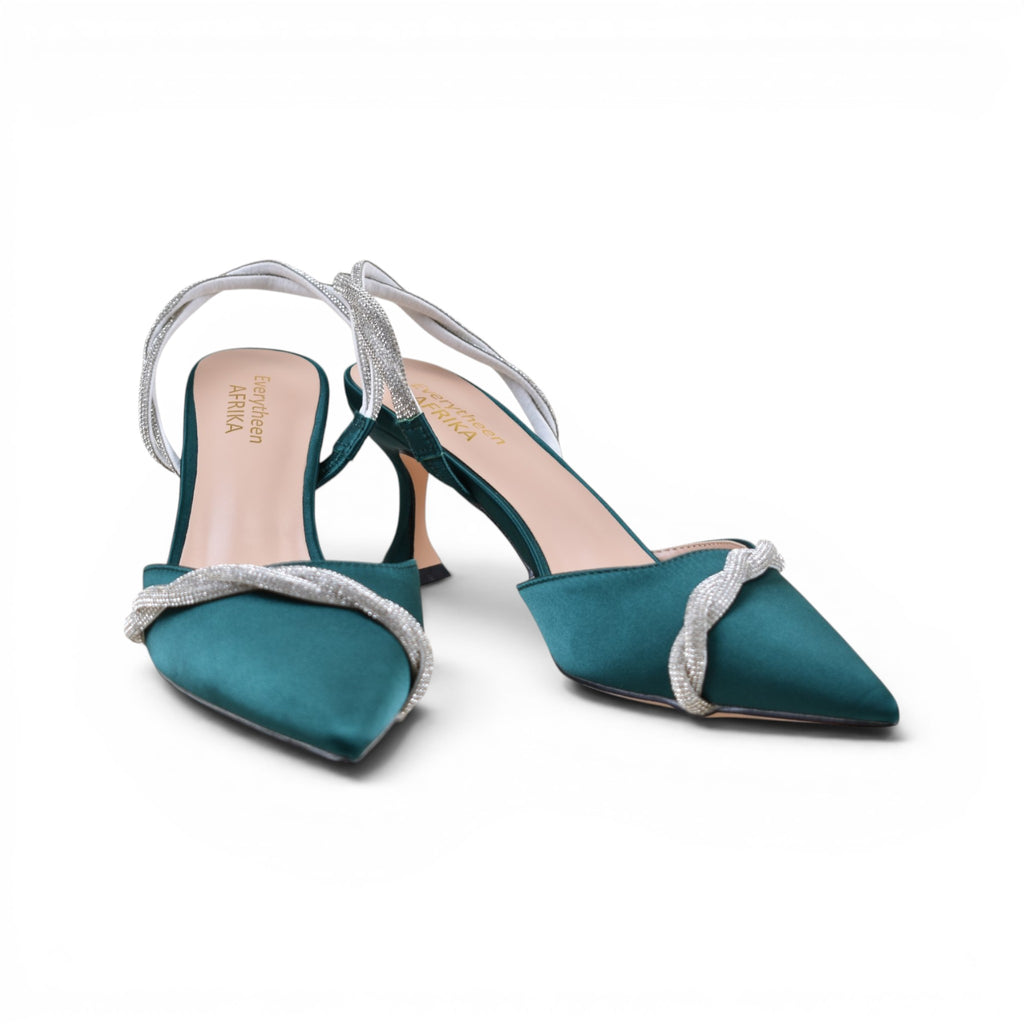 Aria Slingback Kitten Heels