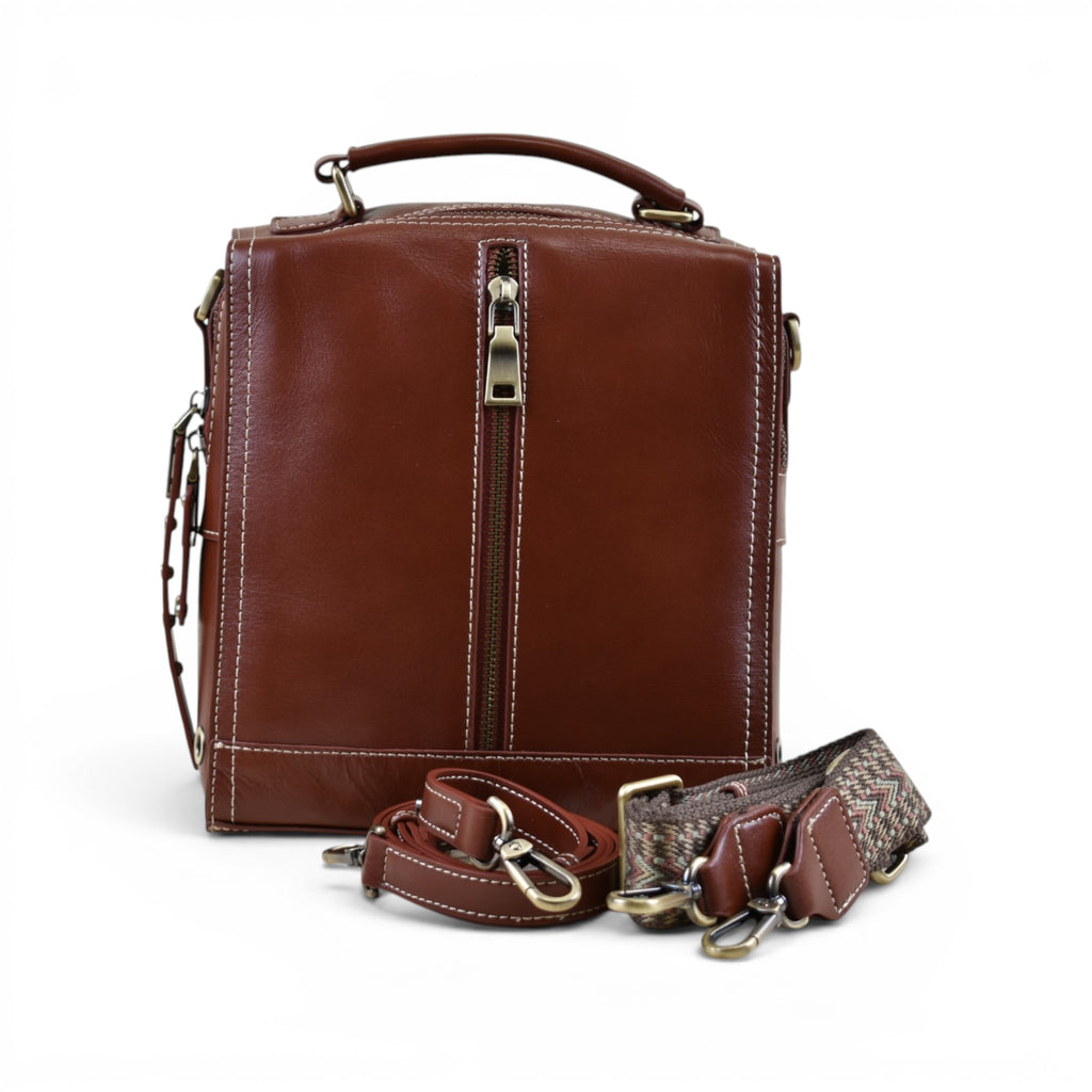 Elegant Top Handle Crossbody Satchel