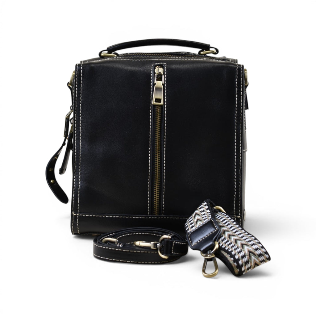 Elegant Top Handle Crossbody Satchel