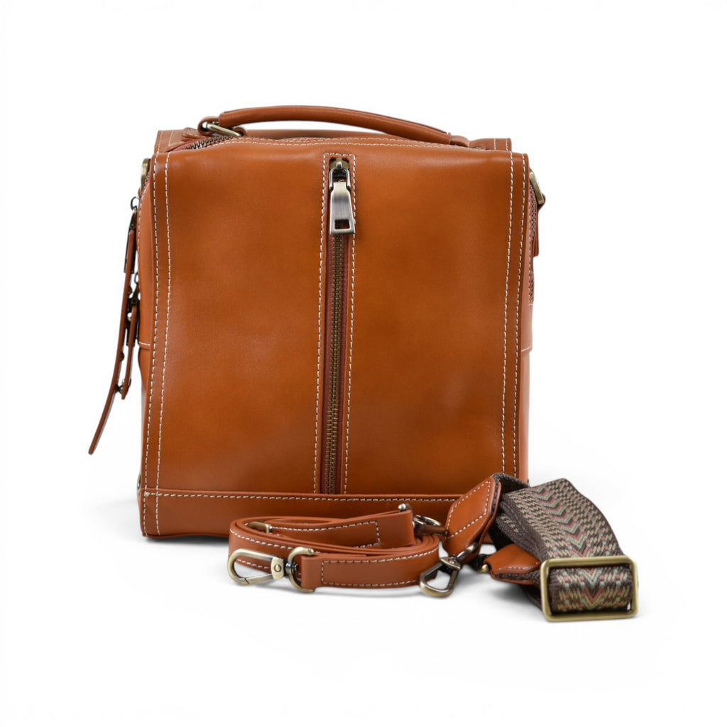 Elegant Top Handle Crossbody Satchel