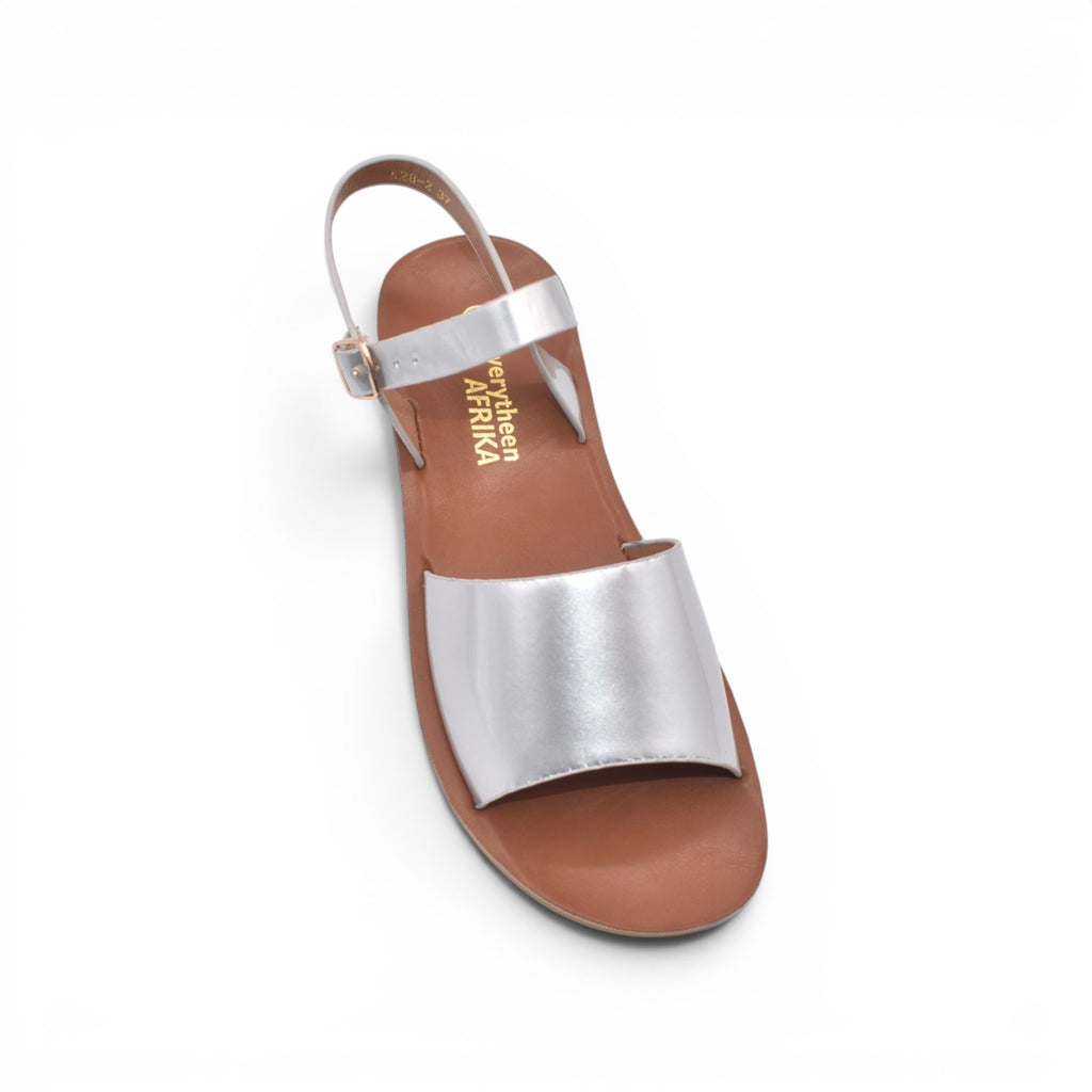 Ava Glossy Slingback Sandals