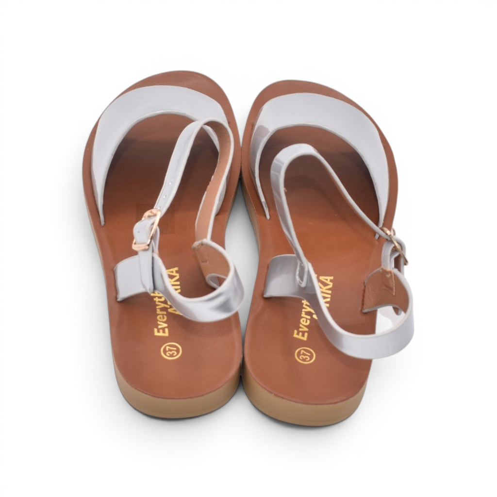 Ava Glossy Slingback Sandals