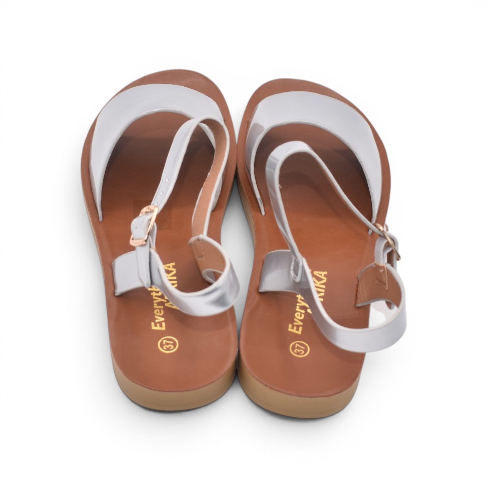 Ava Glossy Slingback Sandals