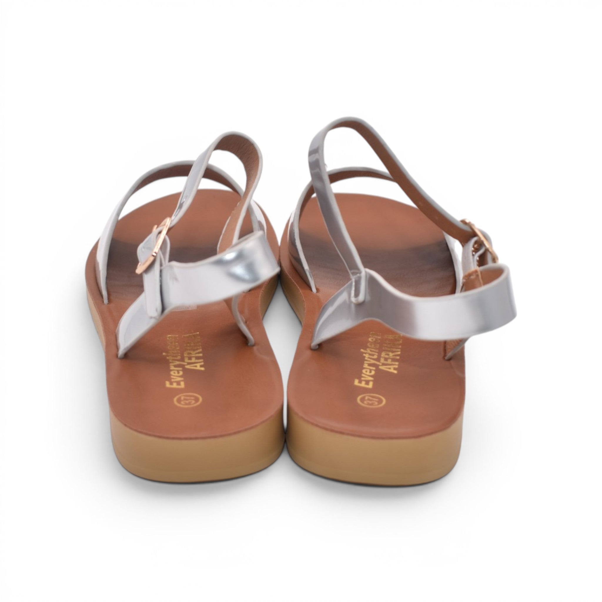 Ava Glossy Slingback Sandals