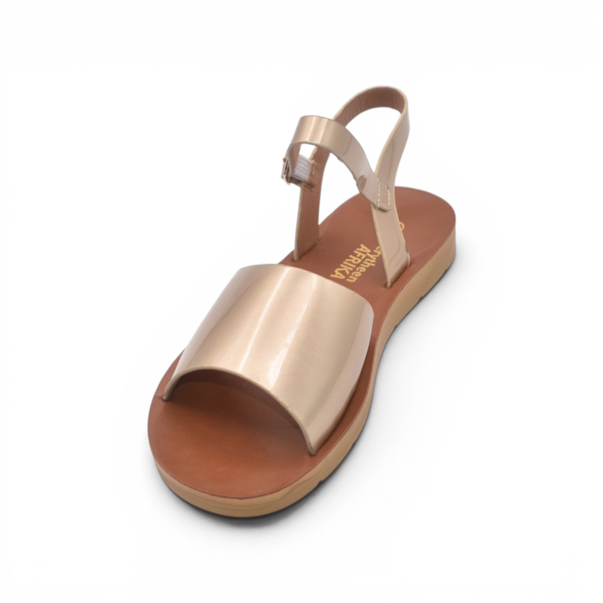 Ava Glossy Slingback Sandals