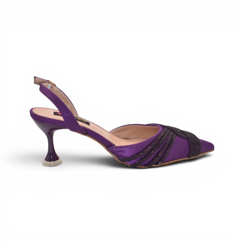 Sophia Pointed Slingback Heels